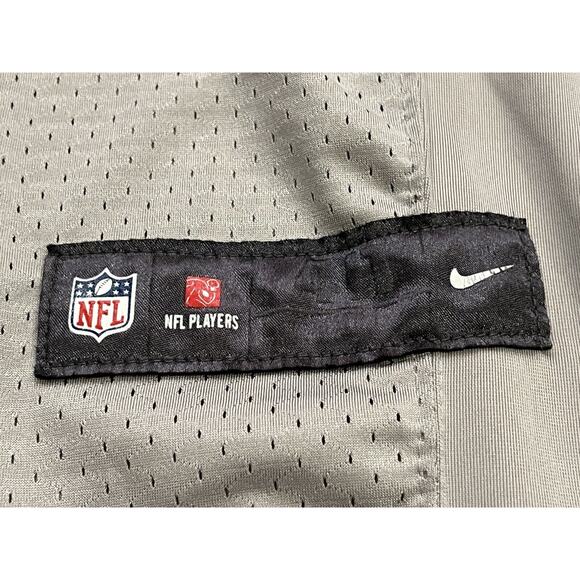 Nike Elite Mens Gray Authentic Russell Wilson #3 Seattle Seahawks Jersey Size 40 - Picture 6 of 10